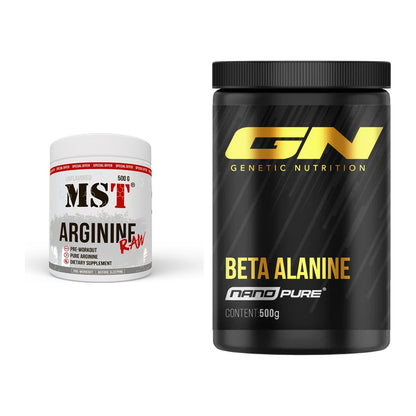 Pump-Set: MST Arginine RAW + GN Nano Beta Alanine – alle enthaltenen Artikel