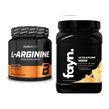 Pump-Set: BioTech L-Arginin + Fayn. Ultrapump – alle enthaltenen Artikel