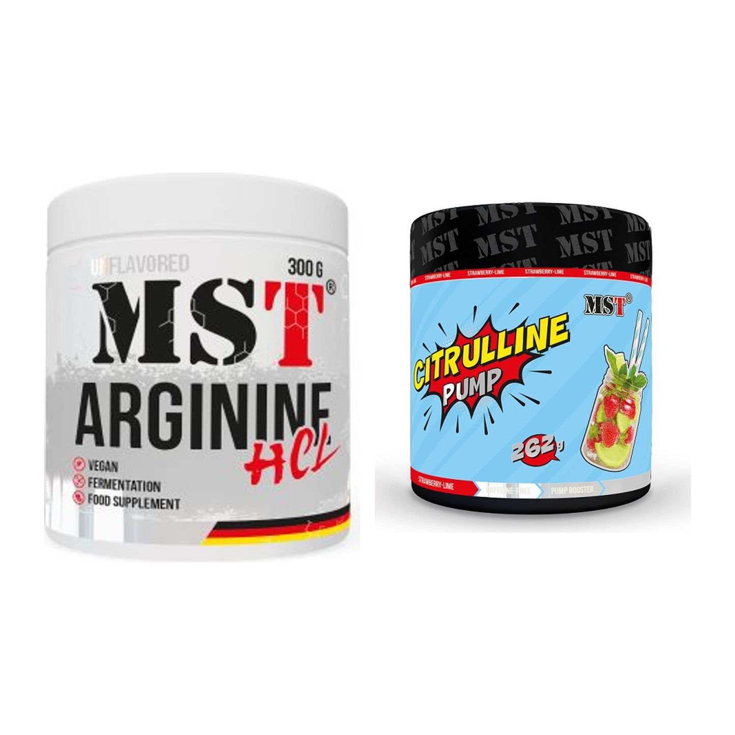 Pump-Set: MST Arginine HCL + MST Citrulline Pump – alle enthaltenen Artikel