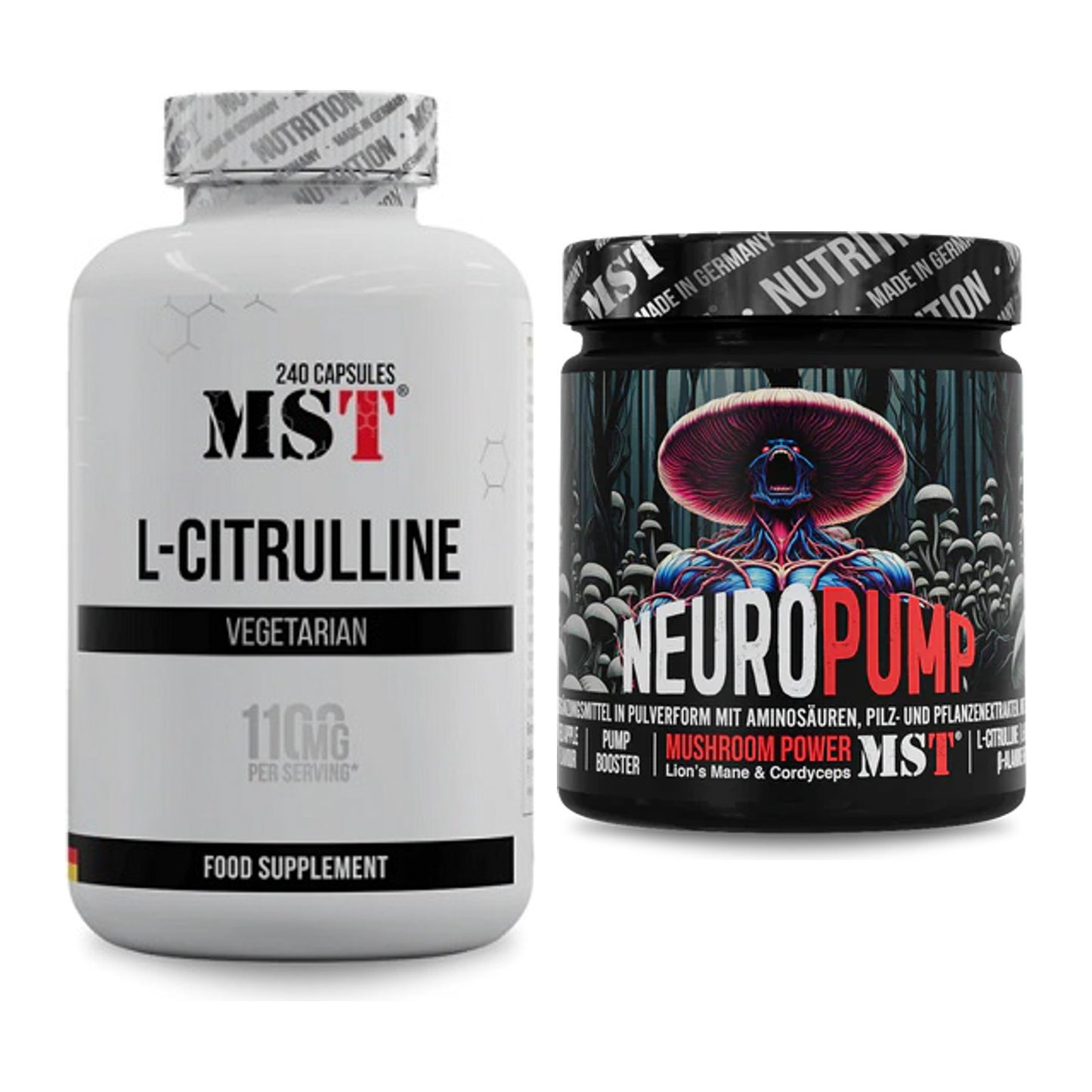 Pump-Set: MST Citrulline + MST NeuroPump – alle enthaltenen Artikel