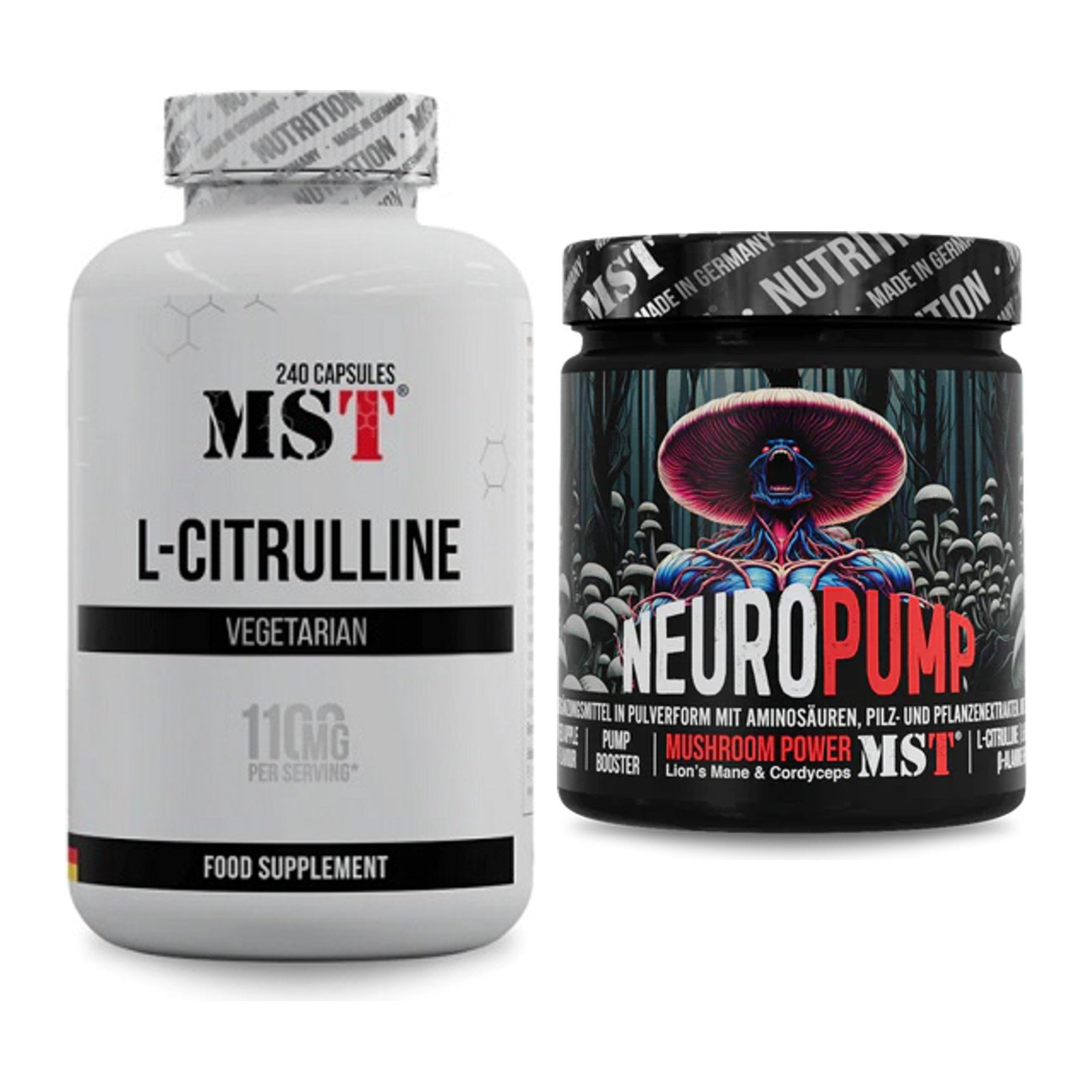Pump-Set: MST Citrulline + MST NeuroPump – alle enthaltenen Artikel