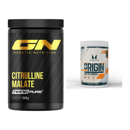 Pump-Set: GN Citrulline Malate + MyProtein Origin Pump Pre-Workout – alle enthaltenen Artikel