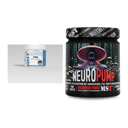 Pump-Set: NNT Arginin + MST NeuroPump – alle enthaltenen Artikel