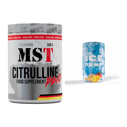 Pump-Set: MST Citrulline Malat 500g + FA Nutrition ICE Pump – alle enthaltenen Artikel