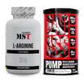 Pump-Set: MST L-Arginine 120 Kaps. + BAD ASS Pump – alle enthaltenen Artikel
