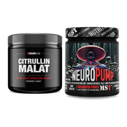 Pump-Set: Sinob Core L-Citrullin Malat + MST NeuroPump – alle enthaltenen Artikel