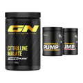 Pump-Set: GN Citrulline Malate + Dedicated Unstoppable Pump – alle enthaltenen Artikel
