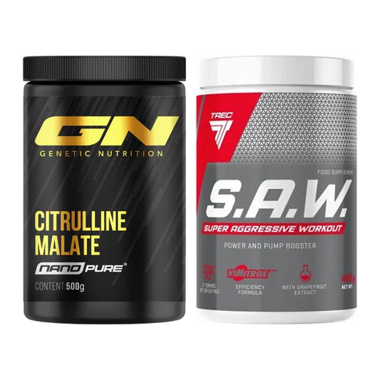 Pumpica: GN Citrulline Malate + Trec Nutrition SAW Booster 400g - sve stavke uključene
