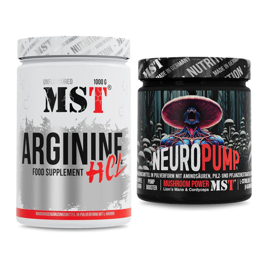 Pump-Set: MST Arginine HCL + MST NeuroPump – alle enthaltenen Artikel