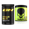 Pump-Set: GN Citrulline Malate + Genius Nutrition Warcry Energy – alle enthaltenen Artikel