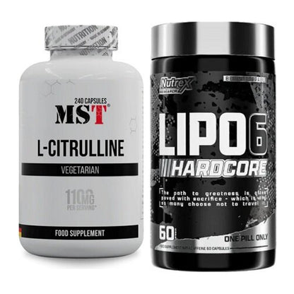 Pump-Set: MST Citrulline + Nutrex Lipo 6 Hardcore – alle enthaltenen Artikel