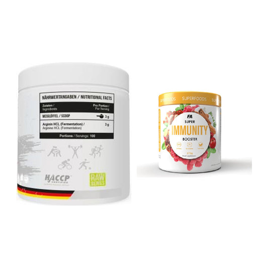 Pump-Set: MST Arginine HCL + FA Nutrition Wellnes Line Super – alle enthaltenen Artikel