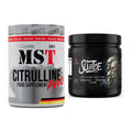 Pump-Set: MST Citrulline Malat 500g + #GYMJUICE SUIZIDE Booster – alle enthaltenen Artikel