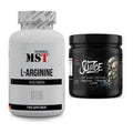 Pump-Set: MST L-Arginine 120 Kaps. + #GYMJUICE SUIZIDE Booster – alle enthaltenen Artikel