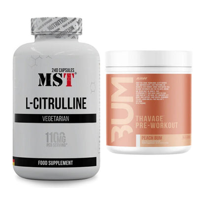 Pump-Set: MST Citrulline + RAW Nutrition CBUM Thavage – alle enthaltenen Artikel