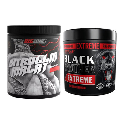 Pump-Set: Big Zone Citrullin Malat + Activlab Black Panther EXTREME – alle enthaltenen Artikel