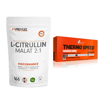 Pump-Set: ProFuel L-Citrullin Malat + Olimp Thermo Speed Hardcore Mega – alle enthaltenen Artikel
