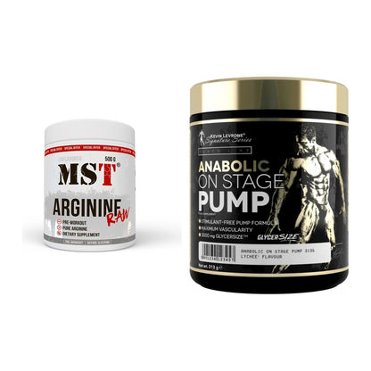 Pump-Set: MST Arginine RAW + Kevin Levrone Anabolic On Stage – alle enthaltenen Artikel
