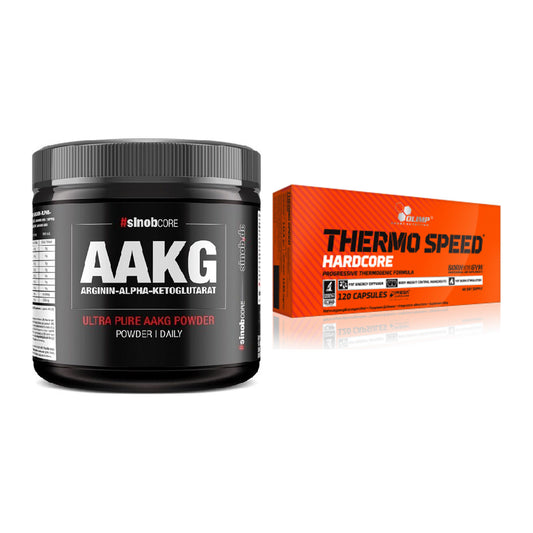 Pump-Set: Sinob Core Arginin AAKG + Olimp Thermo Speed Hardcore – alle enthaltenen Artikel