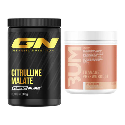 Pump-Set: GN Citrulline Malate + RAW Nutrition CBUM Thavage – alle enthaltenen Artikel
