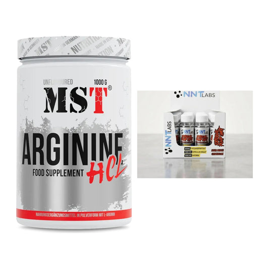 Pump-Set: MST Arginine HCL + NNT Extreme Pump Shot – alle enthaltenen Artikel