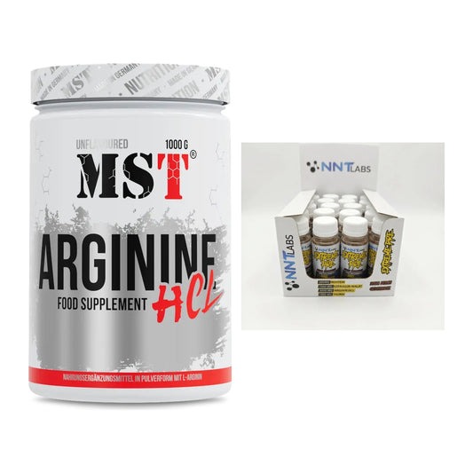 Pump-Set: MST Arginine HCL + NNT Extreme Pre-Workout Shot – alle enthaltenen Artikel