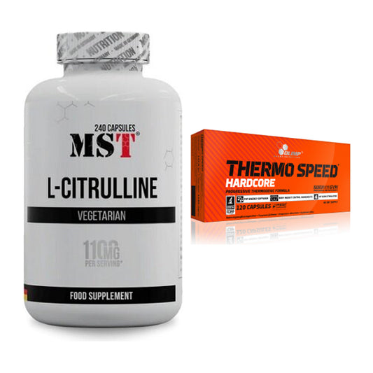 Pump-Set: MST Citrulline + Olimp Thermo Speed Hardcore Mega – alle enthaltenen Artikel