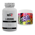 Pump-Set: MST L-Arginine 120 Kaps. + AK47 Labs Pre-Workout Paranoia – alle enthaltenen Artikel