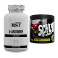 Pump-Set: MST L-Arginine 120 Kaps. + AK47 Labs Schizo Pre-Workout – alle enthaltenen Artikel
