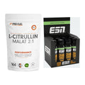 Pump-Set: ProFuel L-Citrullin Malat + ESN Crank Pump Shot 12x 95ml – alle enthaltenen Artikel