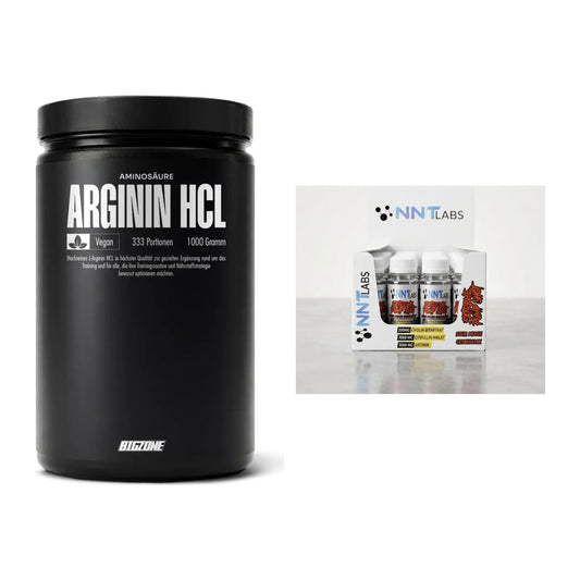 Pump-Set: Big Zone L-Arginin + NNT Extreme Pump Shot – alle enthaltenen Artikel