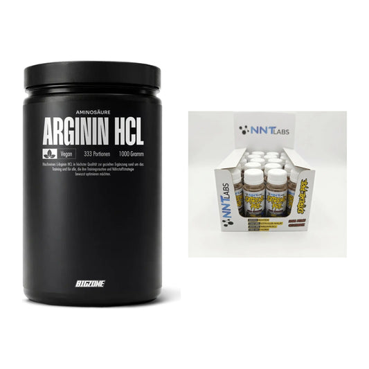 Pump-Set: Big Zone L-Arginin + NNT Extreme Pre-Workout Shot – alle enthaltenen Artikel