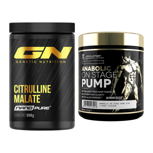 Pump-Set: GN Citrulline Malate + Kevin Levrone Anabolic On Stage – alle enthaltenen Artikel