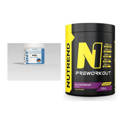Pump-Set: NNT Arginin + Nutrend N1 Preworkout 510g – alle enthaltenen Artikel