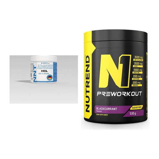 Pump-Set: NNT Arginin + Nutrend N1 Preworkout 510g – alle enthaltenen Artikel