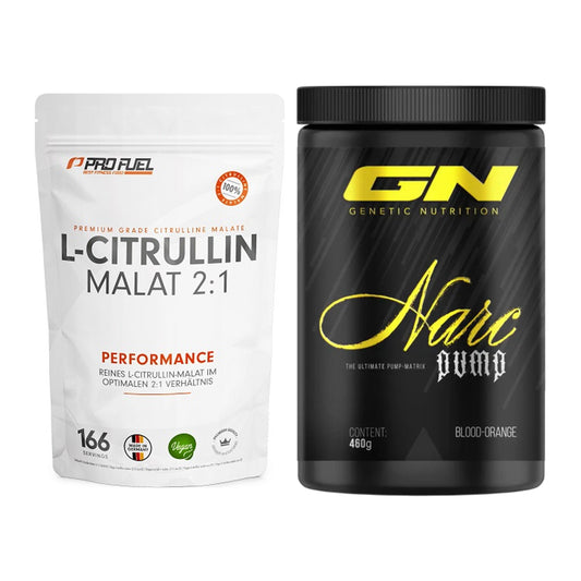 Pump-Set: ProFuel L-Citrullin Malat + GN Narc Pump – alle enthaltenen Artikel