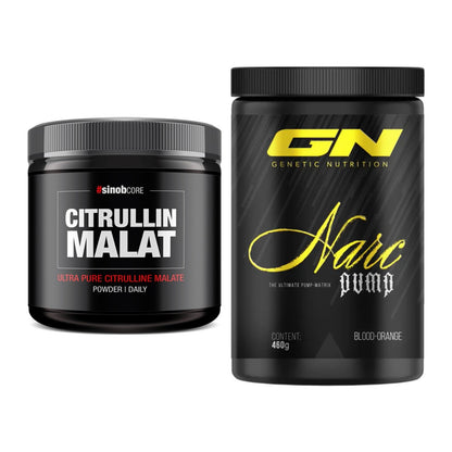 Pump-Set: Sinob Core L-Citrullin Malat + GN Narc Pump – alle enthaltenen Artikel