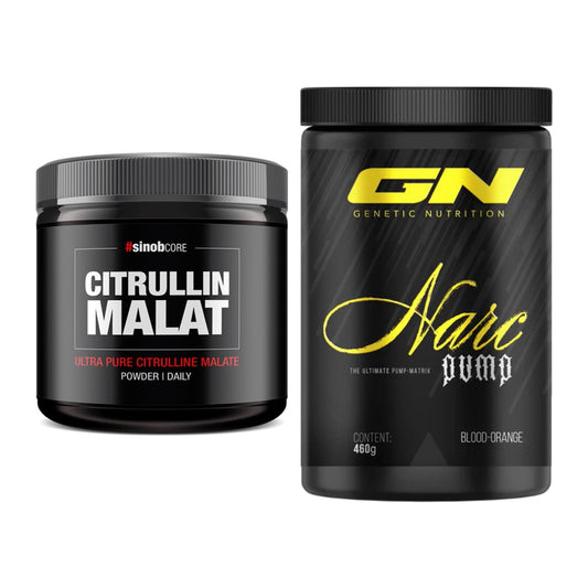 Pump-Set: Sinob Core L-Citrullin Malat + GN Narc Pump – alle enthaltenen Artikel