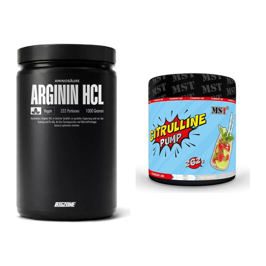 Pump-Set: Big Zone L-Arginin + MST Citrulline Pump 262g – alle enthaltenen Artikel
