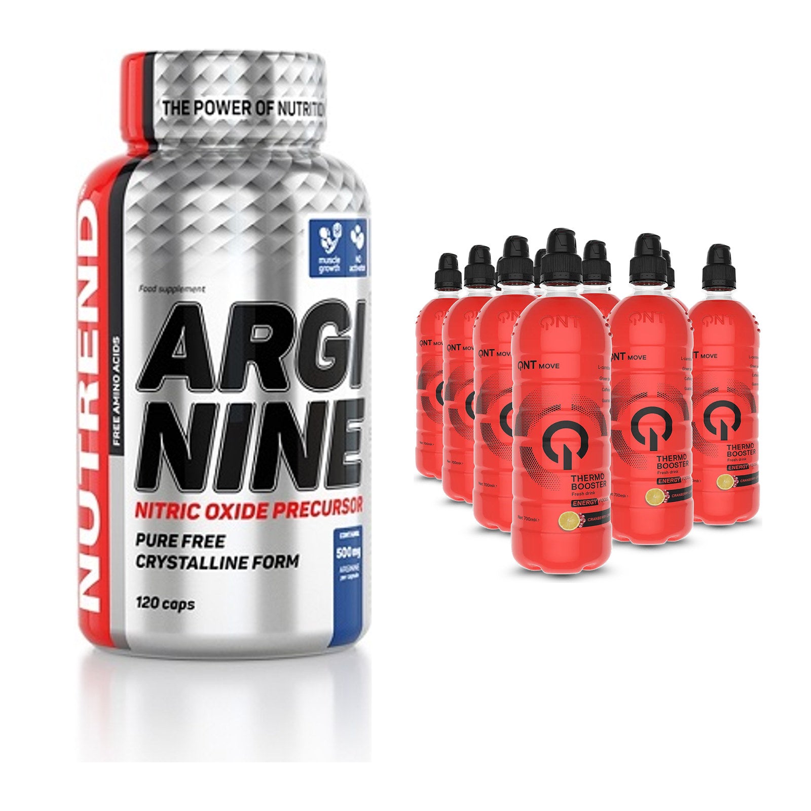 Pump-Set: Nutrend Arginine + QNT Thermo Booster – alle enthaltenen Artikel