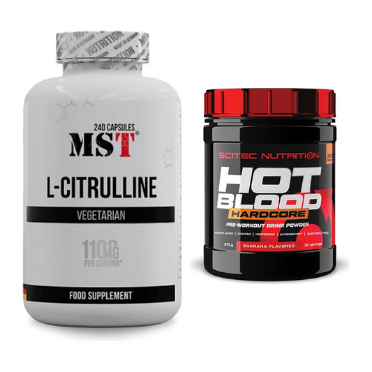 Pump-Set: MST Citrulline + Scitec Hot Blood Hardcore – alle enthaltenen Artikel