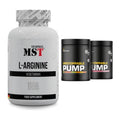 Pump-Set: MST L-Arginine 120 Kaps. + Dedicated Unstoppable Pump – alle enthaltenen Artikel