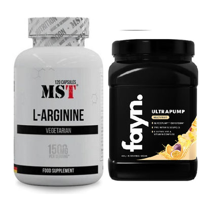 Pump-Set: MST L-Arginine 120 Kaps. + Fayn. Ultrapump – alle enthaltenen Artikel