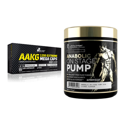 Pump-Set: Olimp AAKG Extreme Mega Caps + Kevin Levrone Anabolic – alle enthaltenen Artikel