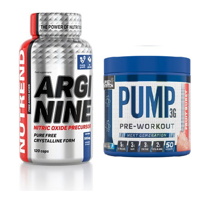 Pump-Set: Nutrend Arginine + Applied Nutrition Pump – alle enthaltenen Artikel