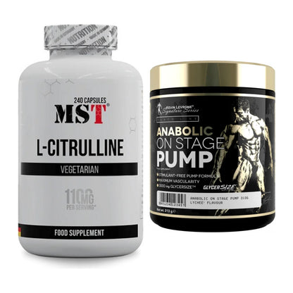 Pump-Set: MST Citrulline + Kevin Levrone Anabolic On Stage – alle enthaltenen Artikel