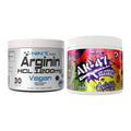 Pump-Set: NNT Arginin HCL 1200 mg + AK47 Labs Pre-Workout Paranoia – alle enthaltenen Artikel