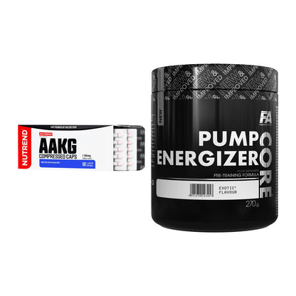 Pump-Set: Nutrend AAKG Compressed + FA Nutrition Core Pump – alle enthaltenen Artikel