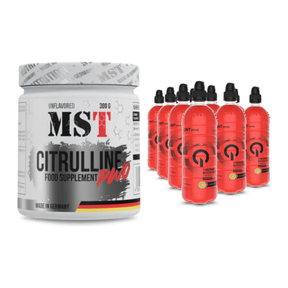 Pump-Set: MST Citrulline Malat 300g + QNT Thermo Booster – alle enthaltenen Artikel