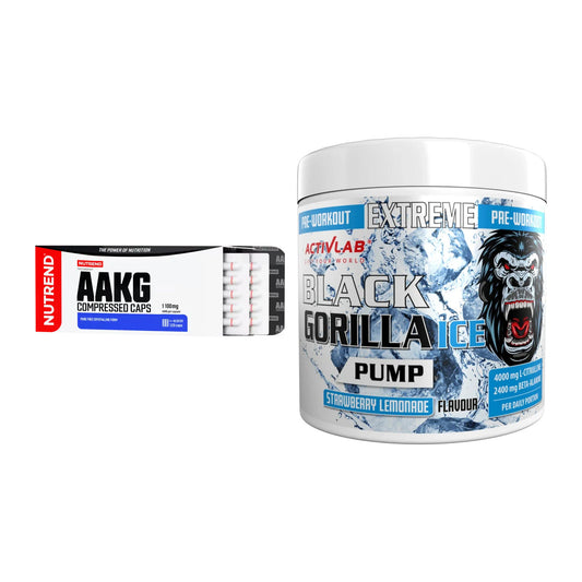 Pump-Set: Nutrend AAKG Compressed + Activlab Black Gorilla Ice – alle enthaltenen Artikel